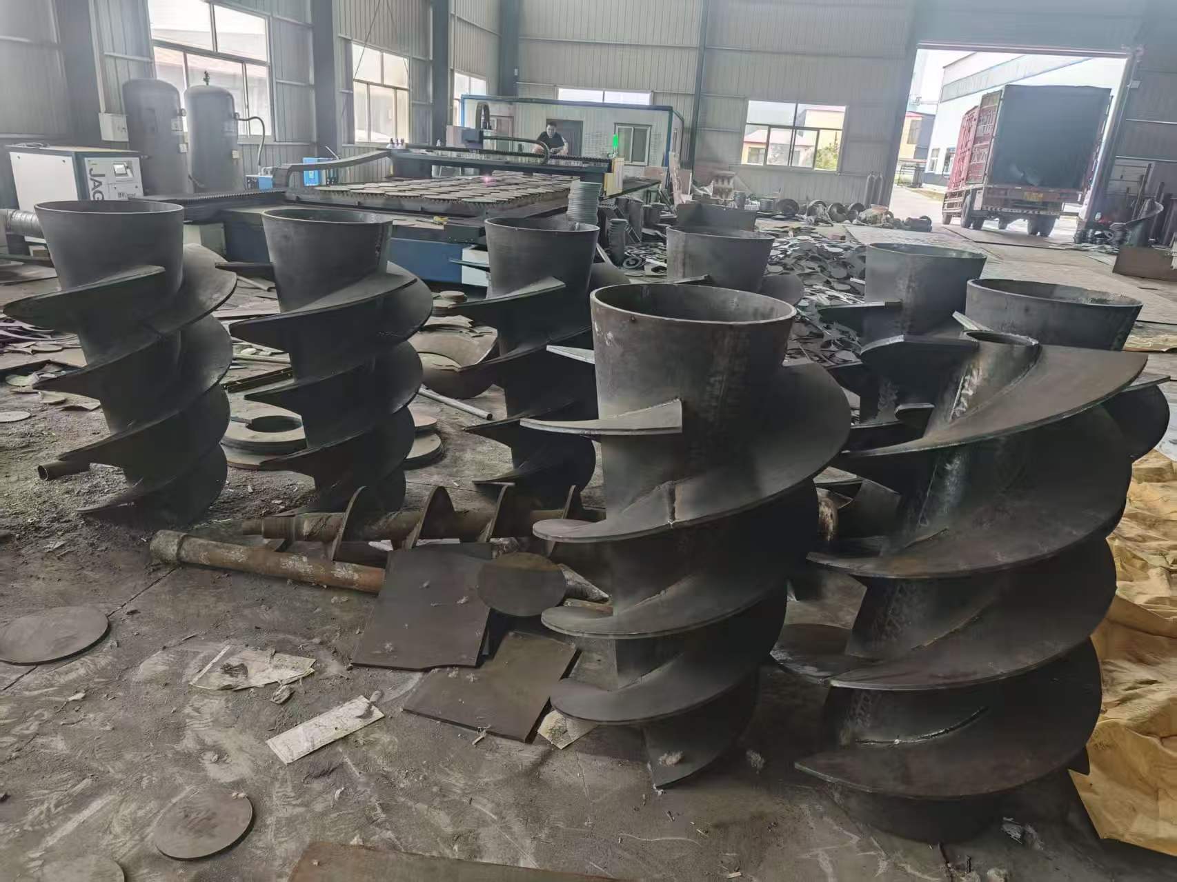 温州市蛟龙叶片连续螺旋叶片 - 方案